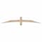 Ekena Millwork Bellingham Smooth Timber Gable Bracket, Douglas Fir, 72"W x 12"H x 3 1/2"D x 3 1/2"F, 4/12 Pitch GBW072X12X0404BEL00SDF - alternate 1